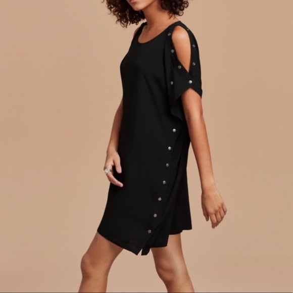 Aritzia Dresses & Skirts - Wilfred Free Side Button Up T-Shirt Dress NWOT